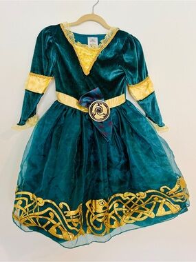 Disney Parks BRAVE MERIDA Costume Dress size 3 Excellent condition